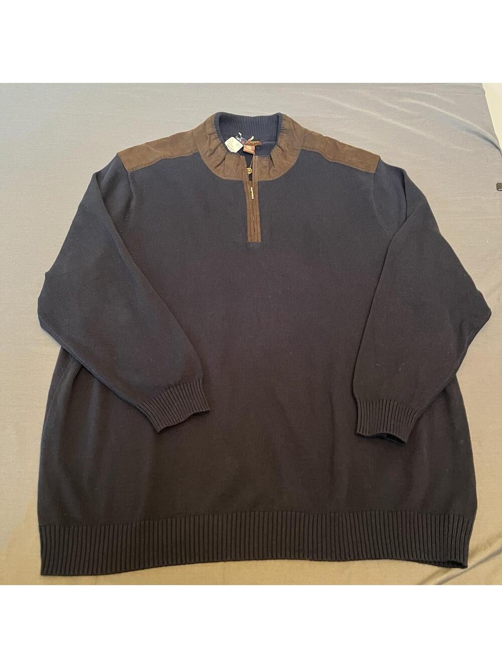 OAK Hill 1/4 Zip Pullover Mens 2XL New With Tags COUNTRY CLUB Golf Sports
